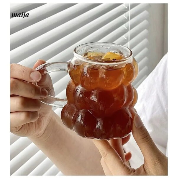 BANKE Grape Glass Latte Milk Drink Water Cup - Image 8