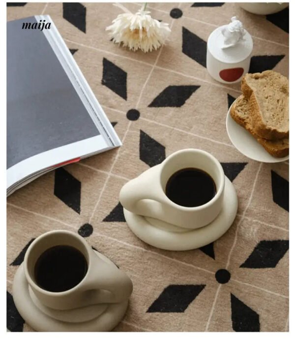 WENSHUO Nordic Ceramic Fat Cup Set - Image 6