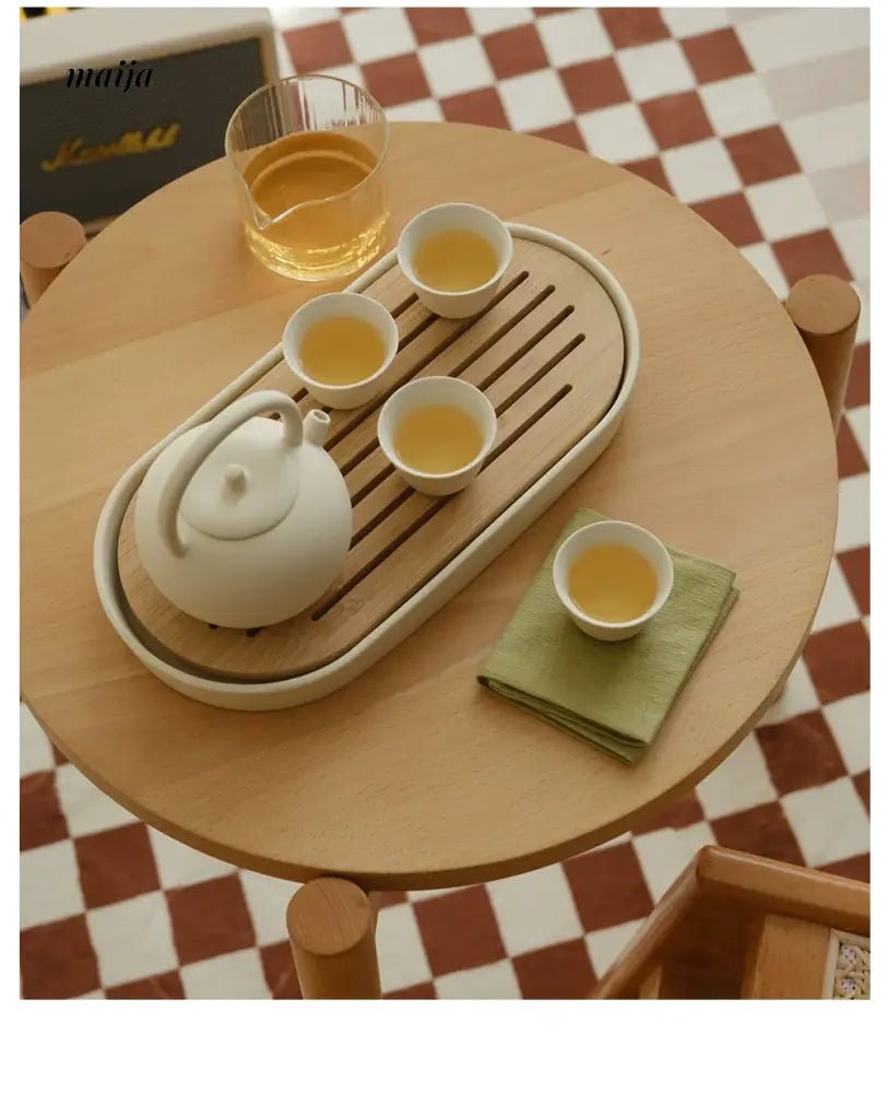 WENSHUO Cream Japanese Ceramic Cup Set - Image 6