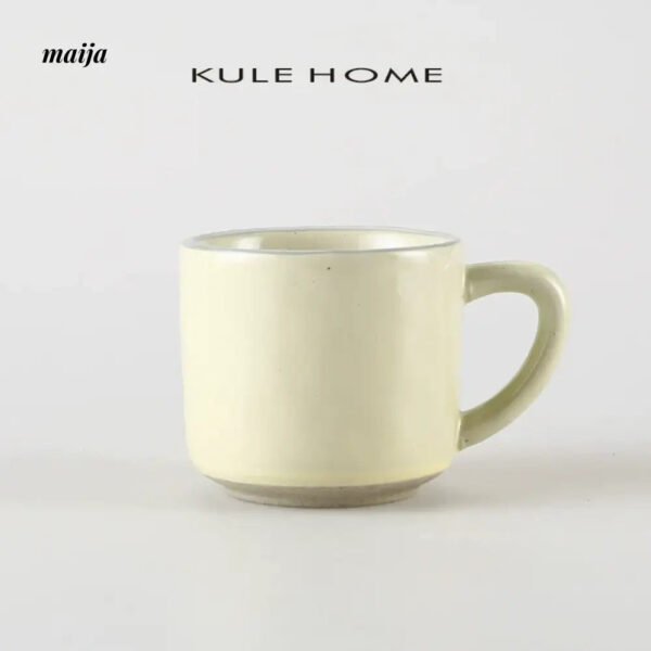 KULE HOME Ceramic Coffee Cup with Handle - Image 7