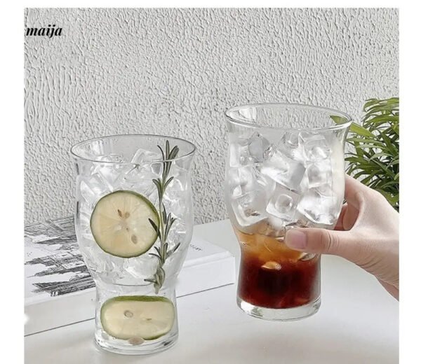 BANKE Large Capacity Transparent Glass Ice Coffee Cup - Image 13