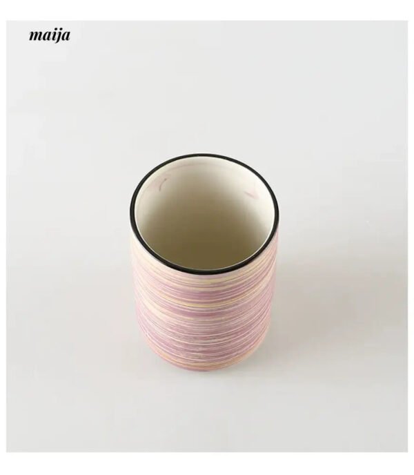 KULE HOME Ceramic Toothbrush and Mouthwash Cup - Image 4