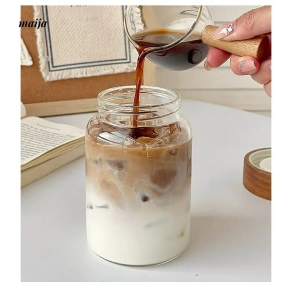BANKE Portable Glass Tea Cup with Lid - Image 11
