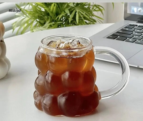 BANKE Grape Glass Latte Milk Drink Water Cup - Image 10