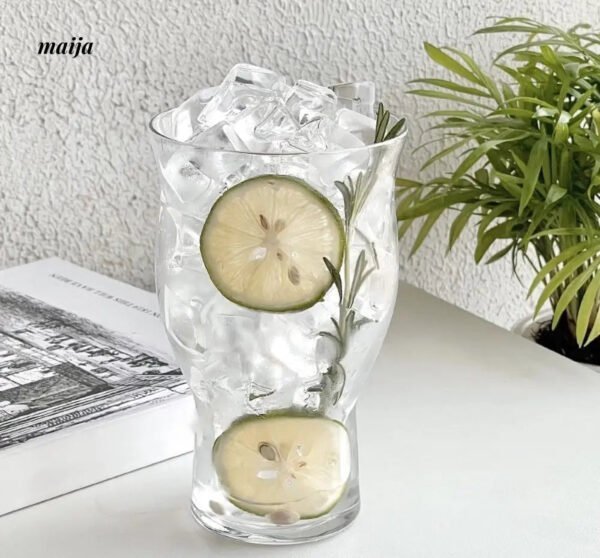 BANKE Large Capacity Transparent Glass Ice Coffee Cup - Image 15