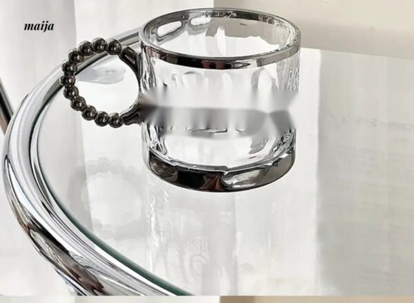 BANKE Silver Advanced Glass Coffee Cup - Image 12