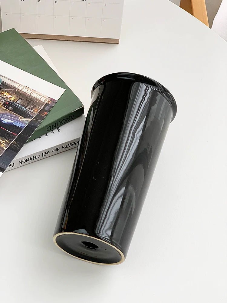 YASUKI Akira Elegant Matte Ceramic Coffee Grip Cup - Image 16