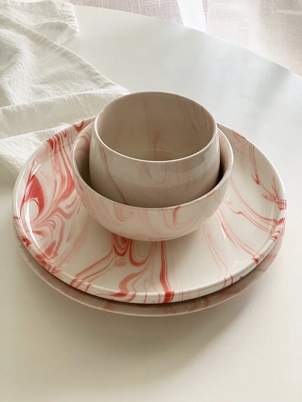 YASUKI Jasper Elegant Nordic Marble Ceramic Cup - Image 13