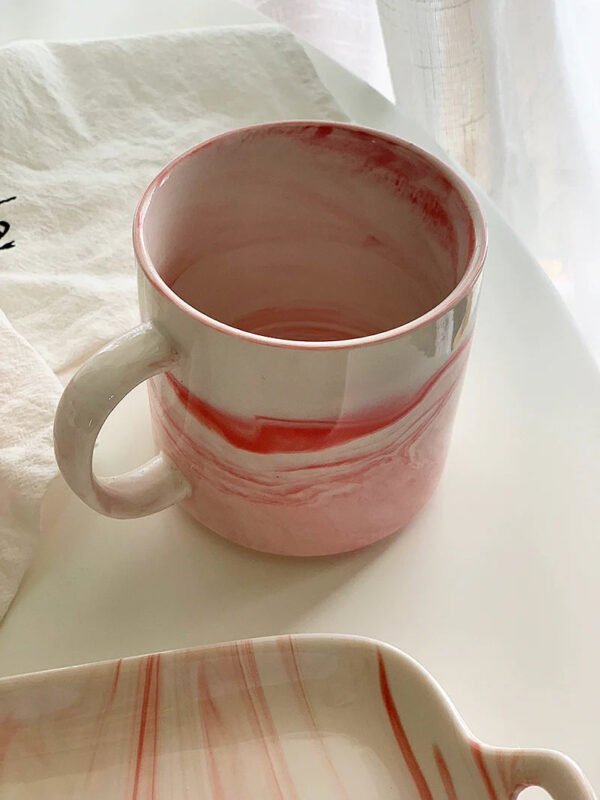 YASUKI Jasper Elegant Nordic Marble Ceramic Cup - Image 8