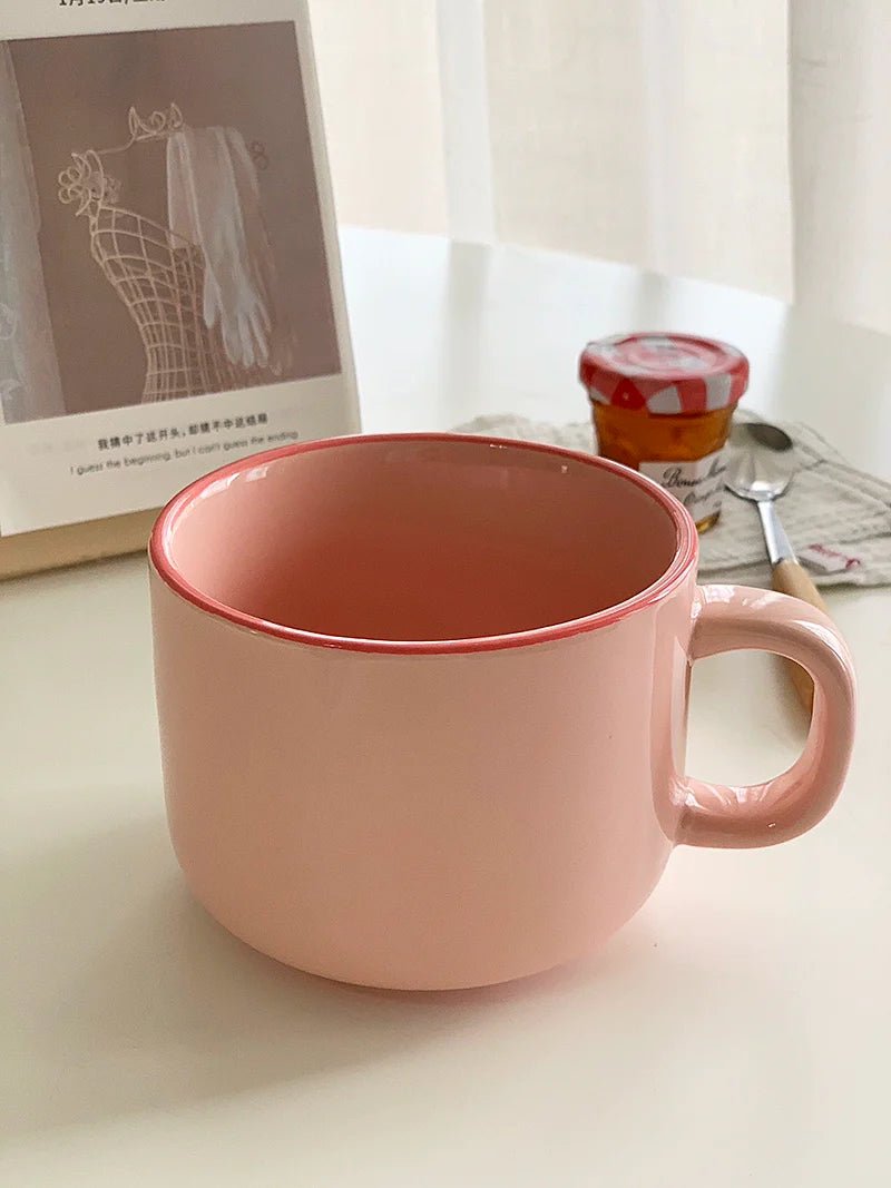 YASUKI Arabella Fuchsia Capacious Ceramic Coffee Mug 300ml - Image 12