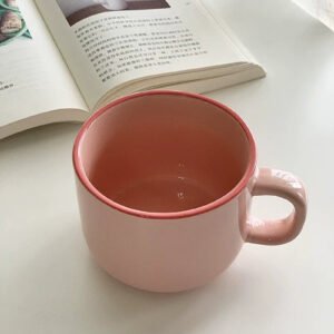 YASUKI Arabella Fuchsia Capacious Ceramic Coffee Mug 300ml