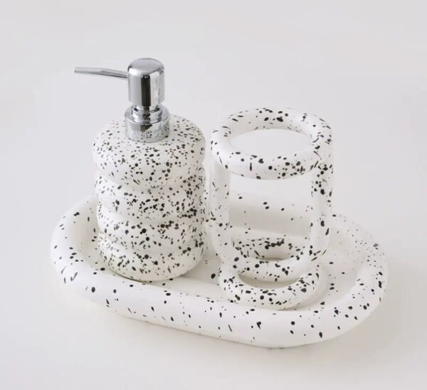 LENYVASEN Esme Elegant Bathroom Wash Cup Set - Image 9