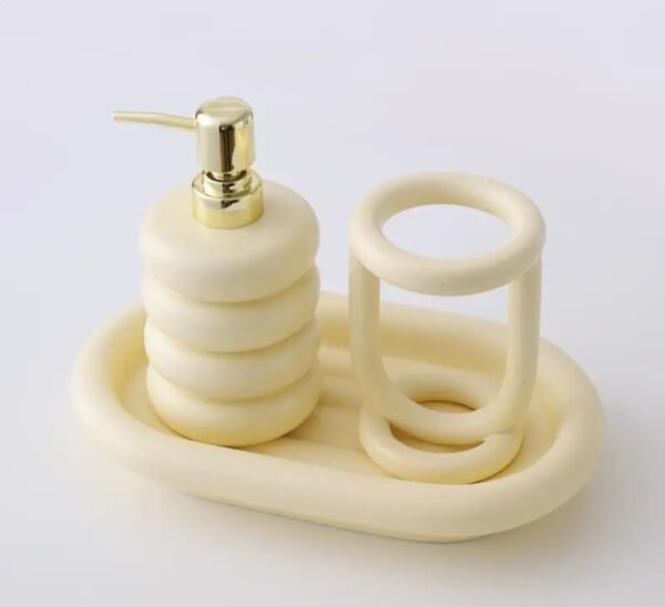 LENYVASEN Esme Elegant Bathroom Wash Cup Set - Image 12