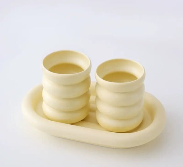 LENYVASEN Esme Elegant Bathroom Wash Cup Set - Image 14